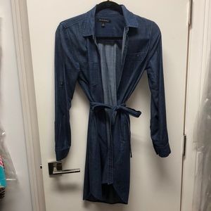 Jean shirt dress